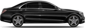 Luxury airport taxi vehicle